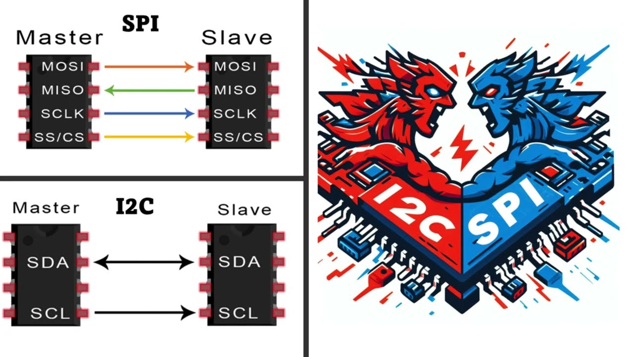 Decoding Communication Protocols: I2C vs. SPI Demystified!