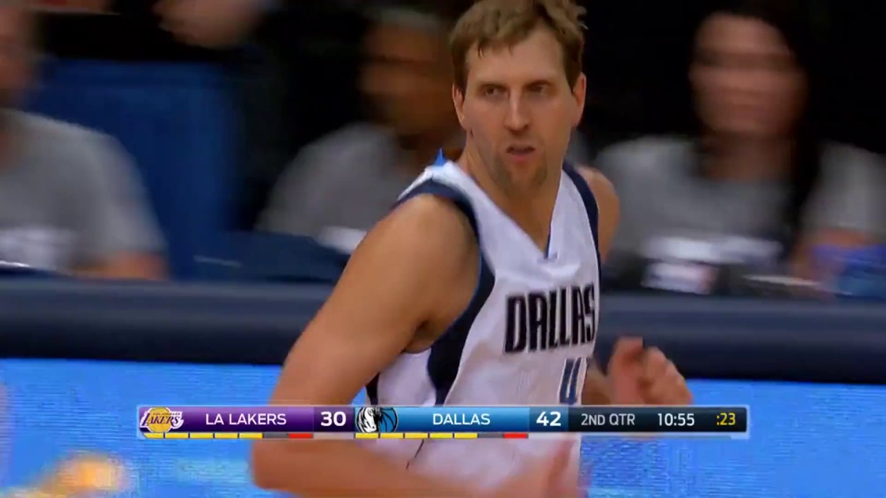 Dirk Nowitzki surpass 30,000 points | Lakers vs Mavericks | 3.7.17 | 16-17 NBA Season