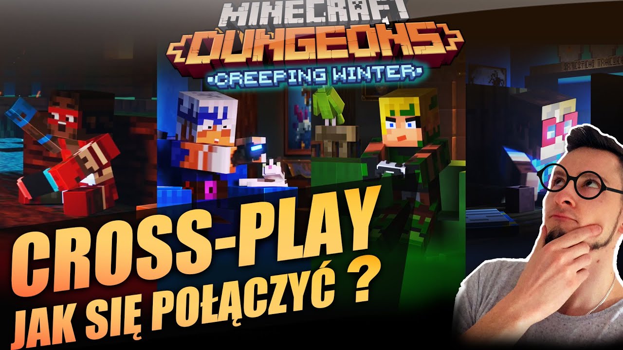 CROSS PLATFORM PLAY w Minecraft Dungeons (PL) PORADNIK