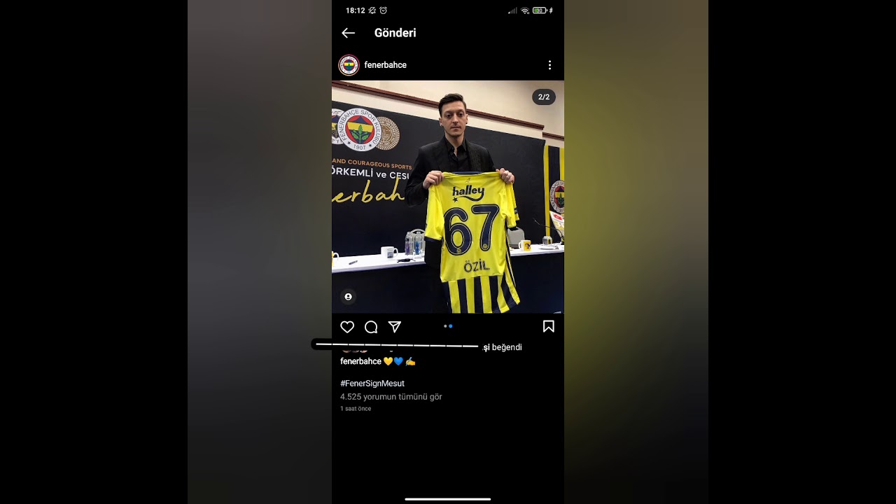Mesut &Ouml;zil Fenerbah&ccedil;e'ye geldi !