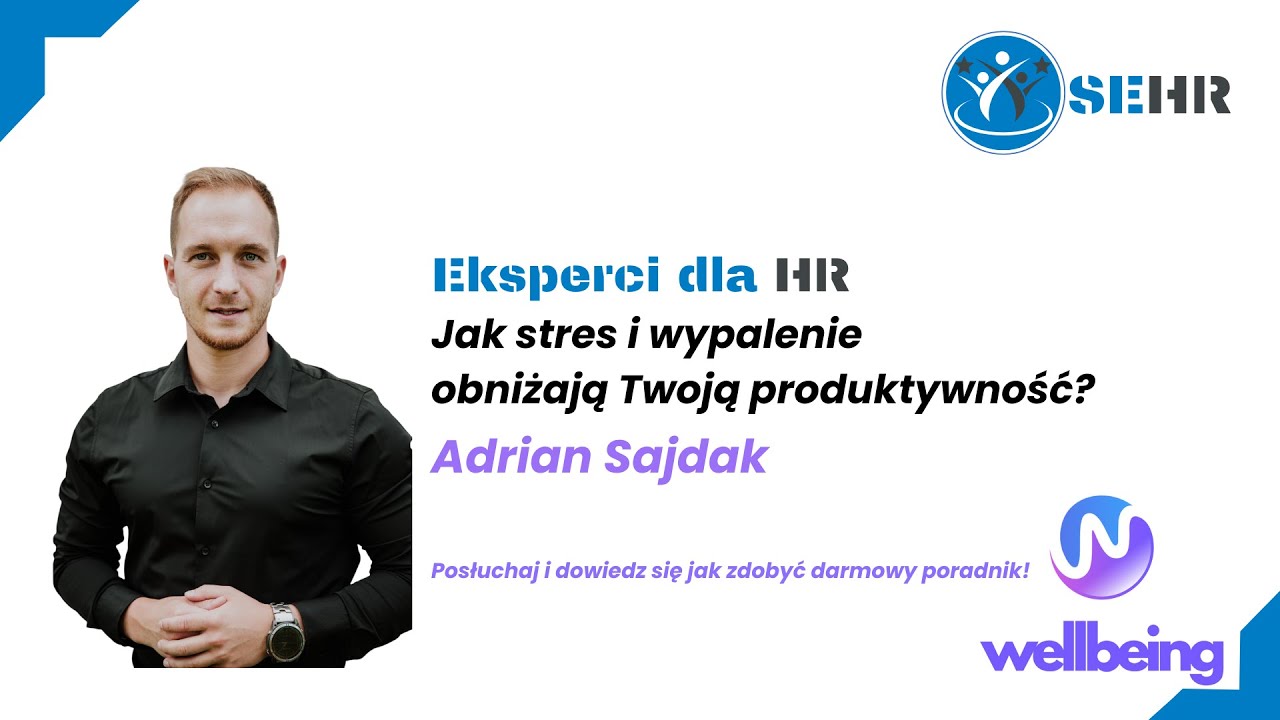 Jak stres i wypalenie obniżają Twoją produktywność? Eksperci dla HR z Wellbeing by Never Average!