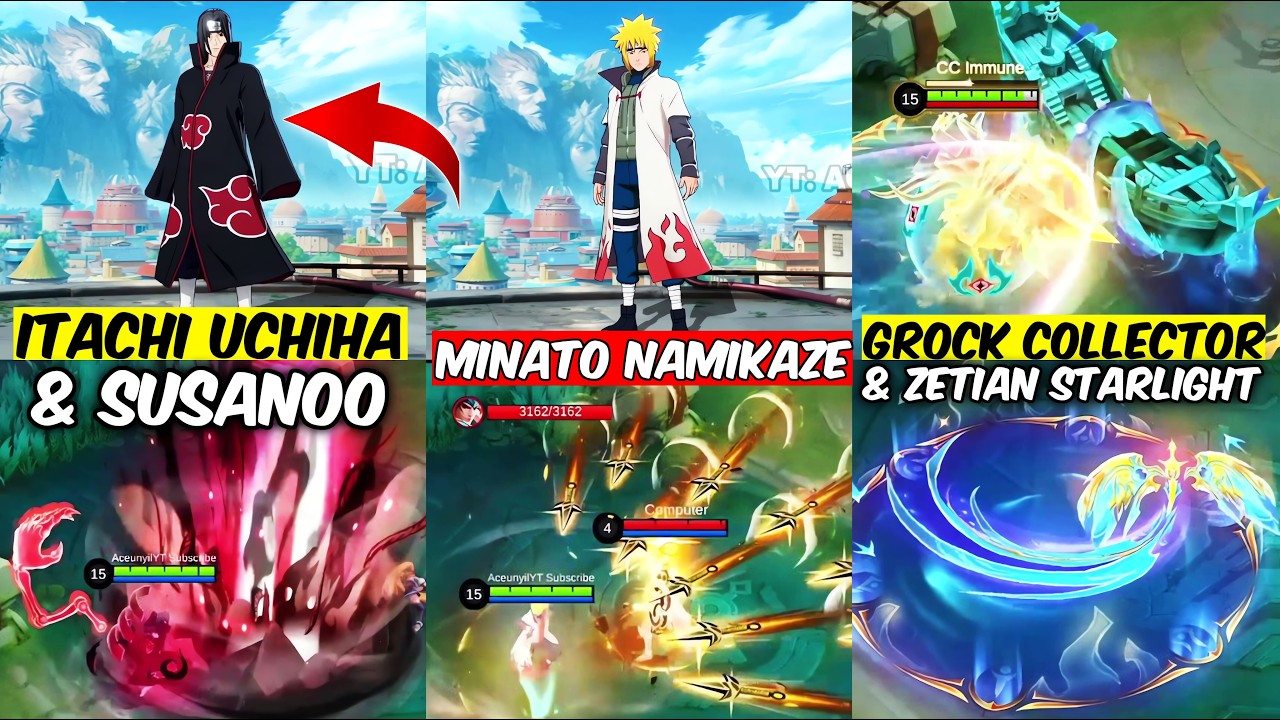 ITACHI LLEGA CON EL SUSANOO! MINATO NAMIKAZE NUEVAS SKINS GROCK COLLECTOR Y ZETIAN STARLIGHT