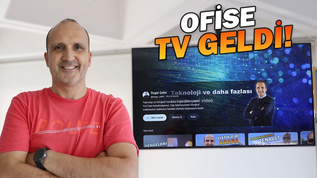 PEAQ PQ55FMN25 55 inç: Ofise televizyon geldi!