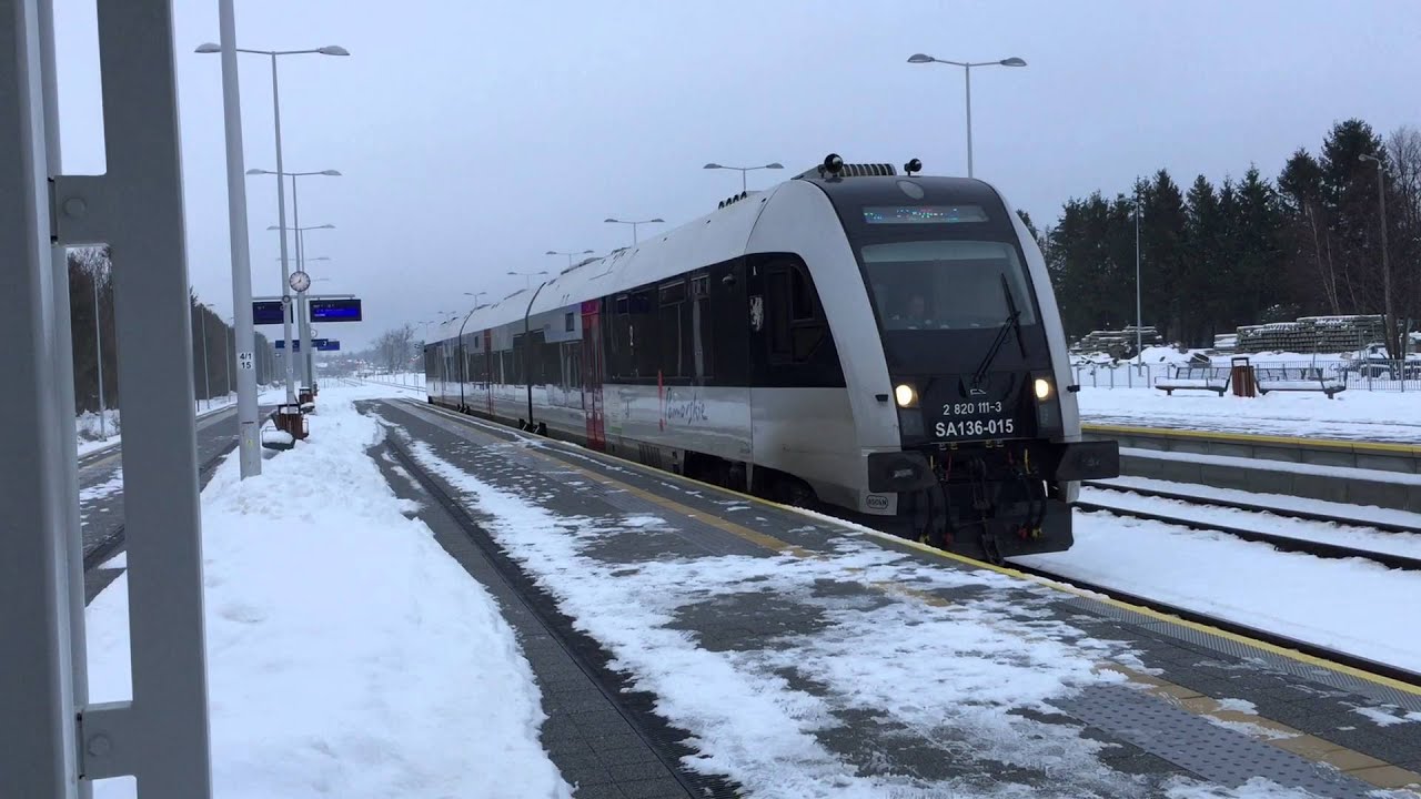 Gdańsk Osowa PESA SA136-015 linia kolejowa nr 201