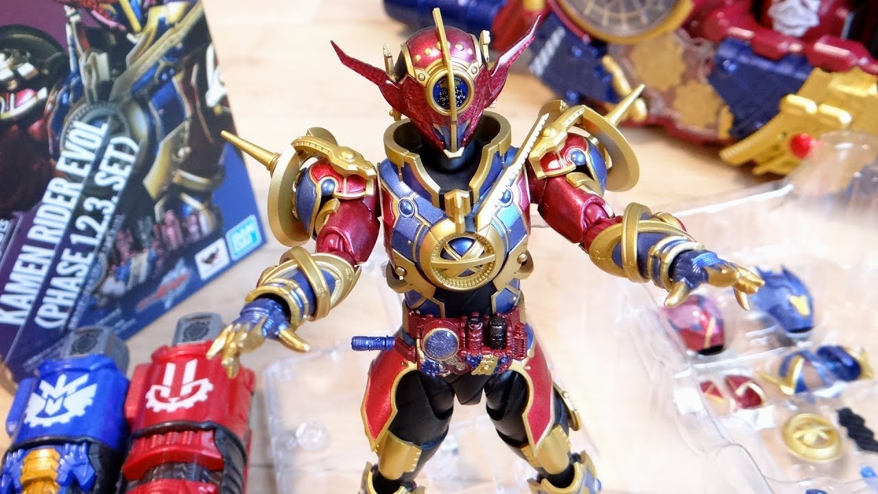 フェーズ123に3モード変形！プレバン限定 S.H.Figuarts 仮面ライダーエボル フェーズ123セット レビュー！コブラフォーム・ドラゴン・ラビット 仮面ライダービルド SHフィギュアーツ