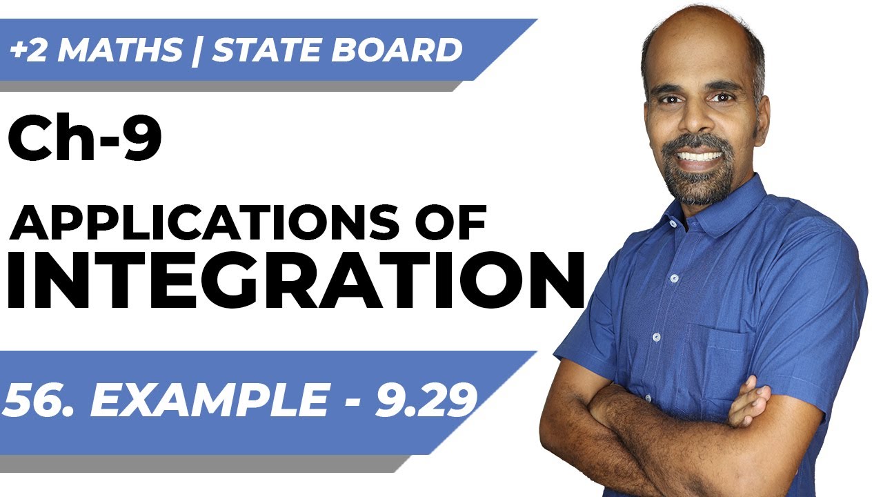 Class 12 | example 9.29 | Applications of Integration | Class 12 | State Board | ram maths