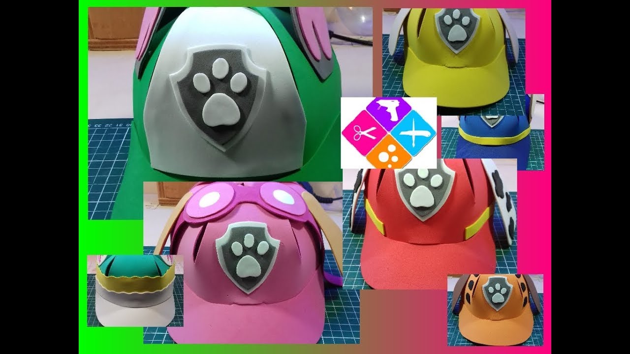 Gorros Paw Patrol en Goma Eva