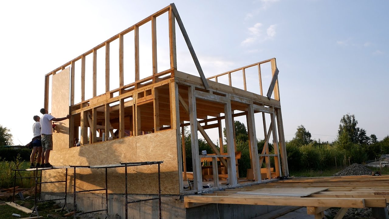 Ep06 | Montaj Osb pe structura de lemn | Cum sa construiești o căsuța de lemn DIY | Tiny House Wood