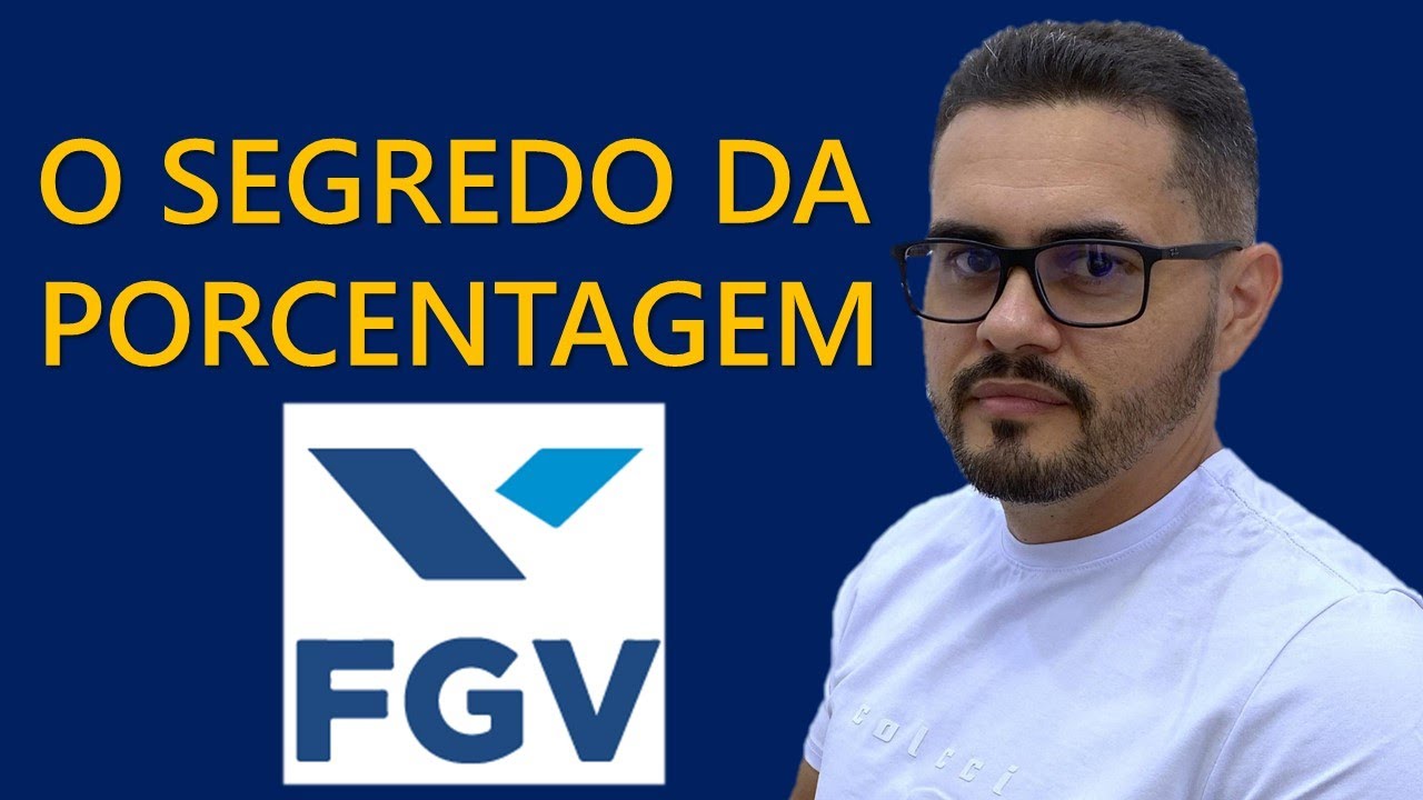 FGV: 4 QUESTÕES DE PORCENTAGEM QUE SEMPRE CAEM EM CONCURSO (RESOLVIDAS PASSO A PASSO)