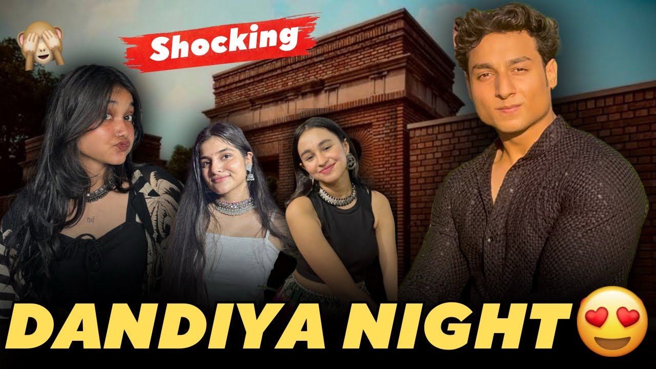 Dandiya Night In Delhi University 😍 | Navratri Special || Delhi University Shyam Lal College #du