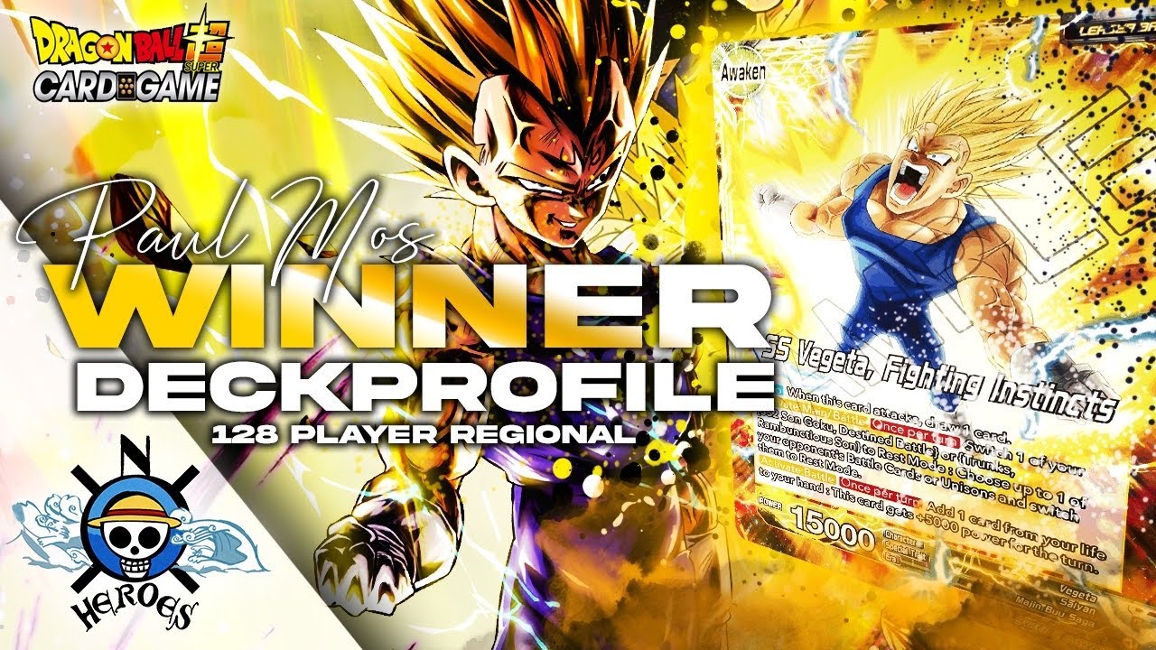 Majin Vegeta - Winner Deck Profile - 128 Player Offline Regional - Paul Mos