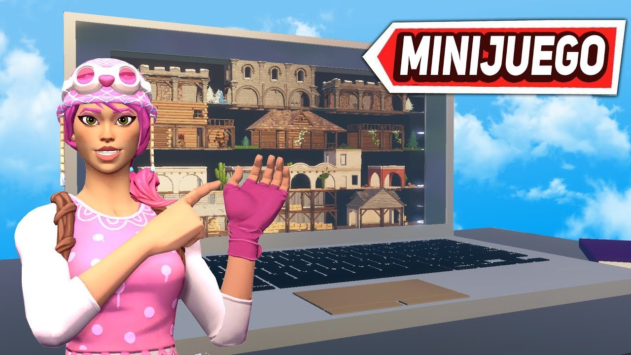 *NUEVO SNIPER VS RUNNER* EN UN PORTATIL GIGANTE *FORTNITE MINIJUEGOS*