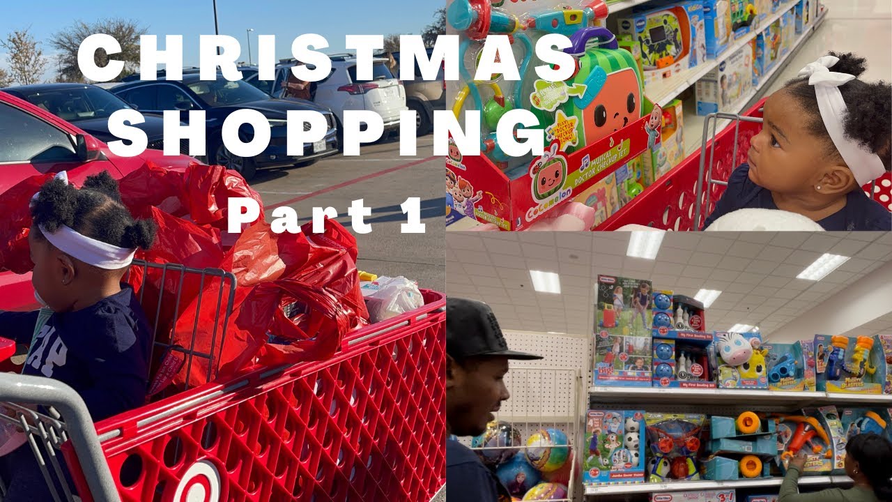 CHRISTMAS SHOPPING FOR 8 KIDS! | PART 1|Target & Costco