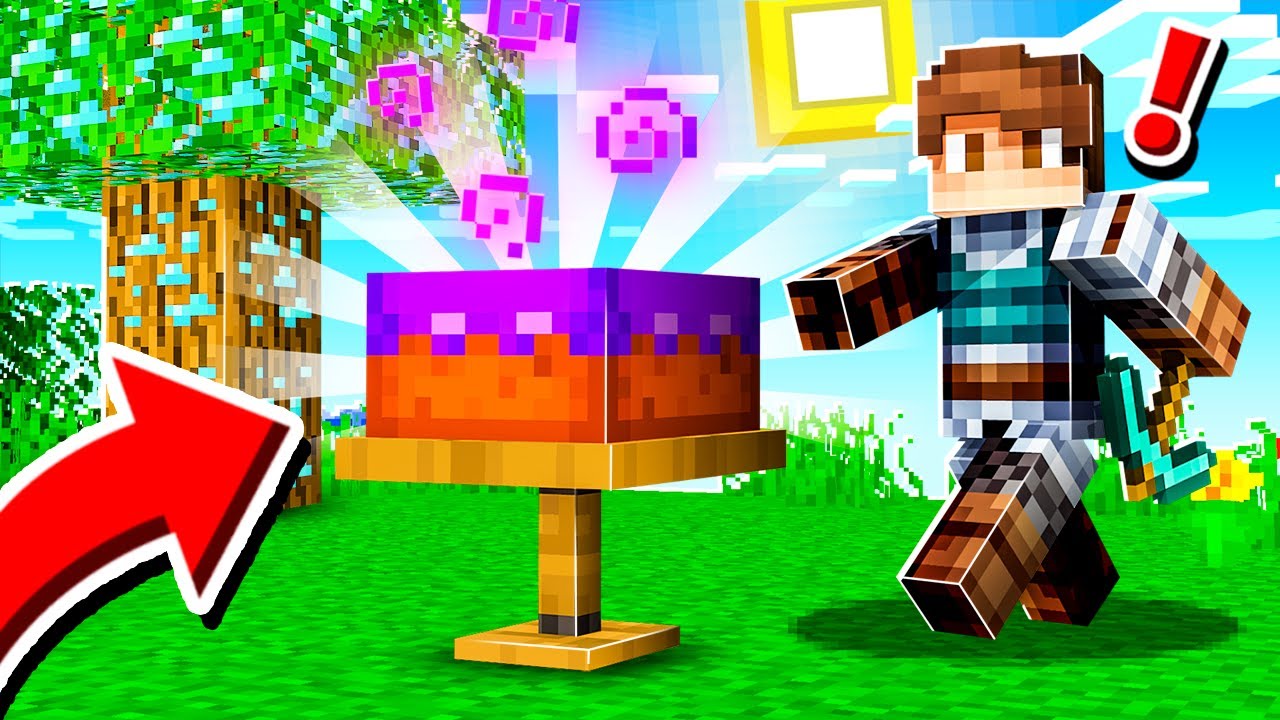 MAKING an *OP* MAGIC CAKE in SKY FACTORY!