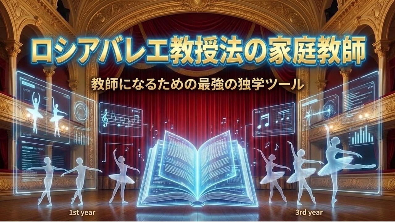 【爆誕】模範ノートAI ロシアバレエ教授法 最強復習教材シリーズ第一弾