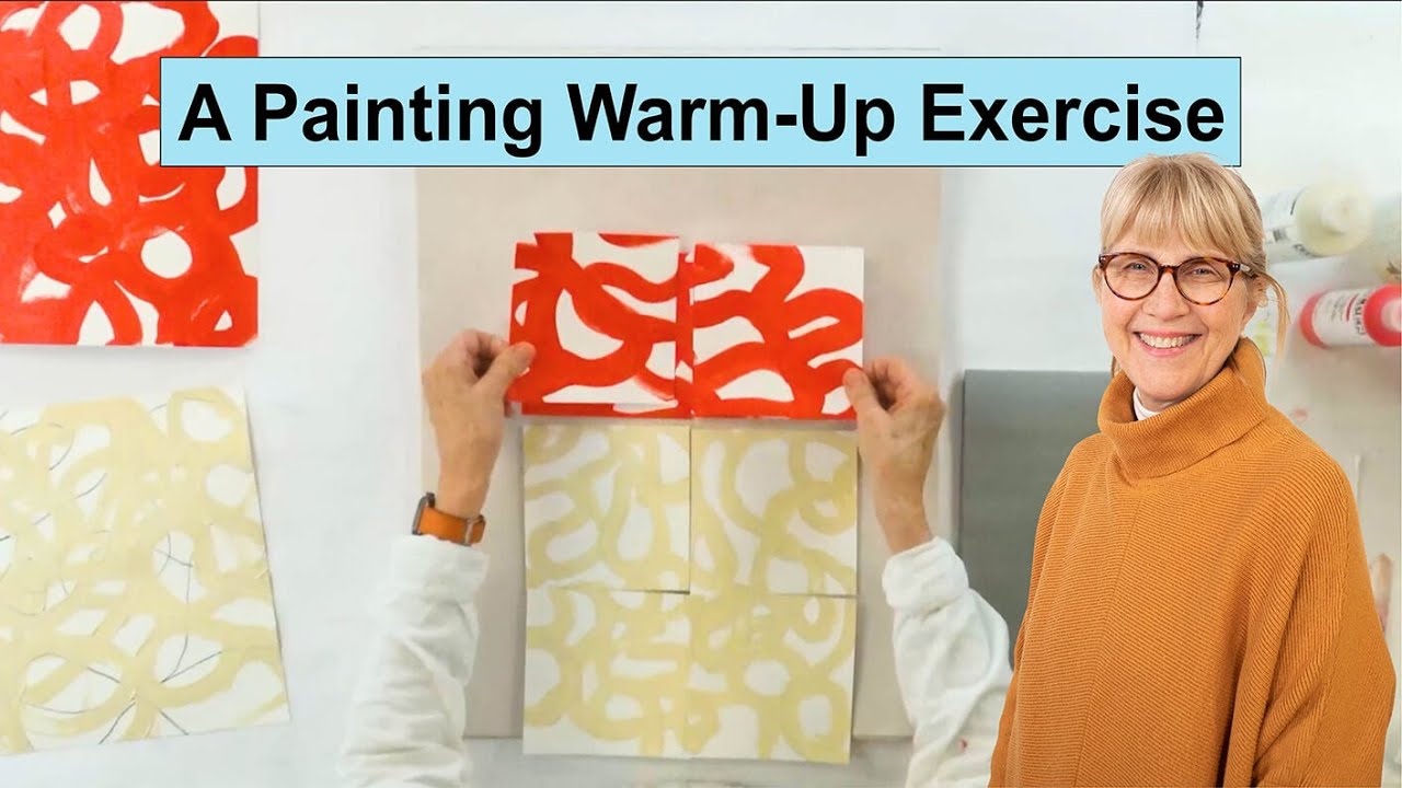 A Painting Warm-Up Exercise / Art with Adele