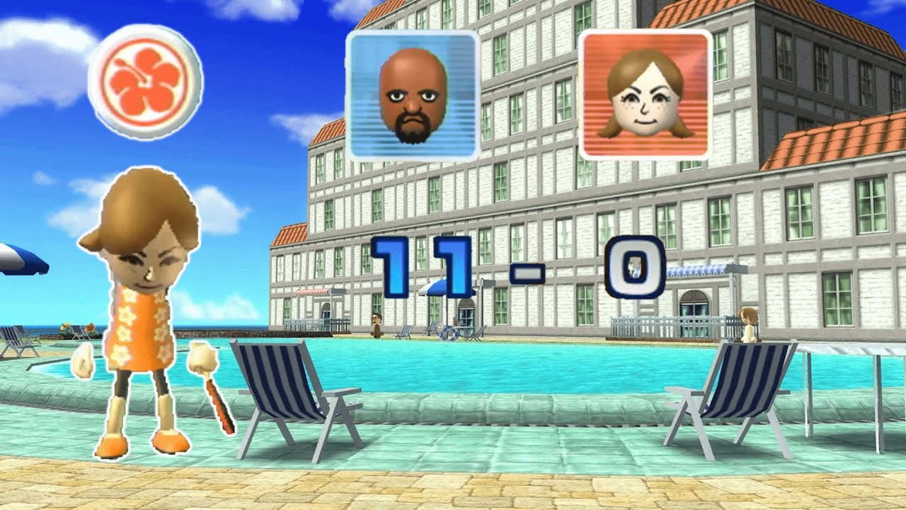 Как ЛЕГКО победить Лусию в Wii Sports Resort Table Tennis!