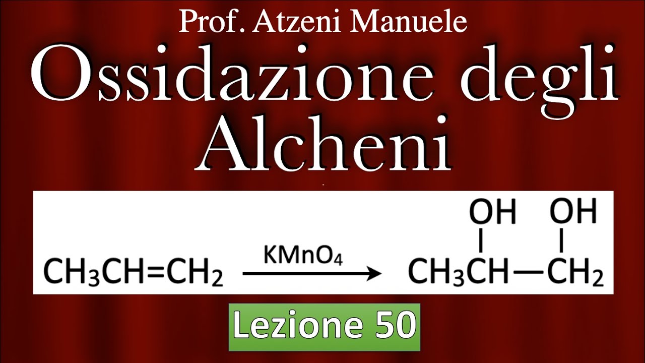 Ossidazione degli Alcheni con Permanganato di Potassio L50 