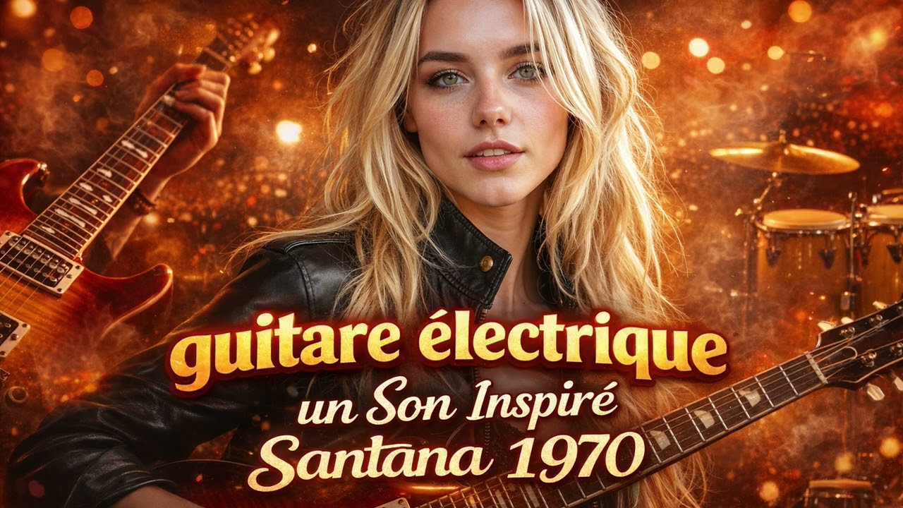 Inspiré par Santana les Rythmes Iconiques Guitare Électrique