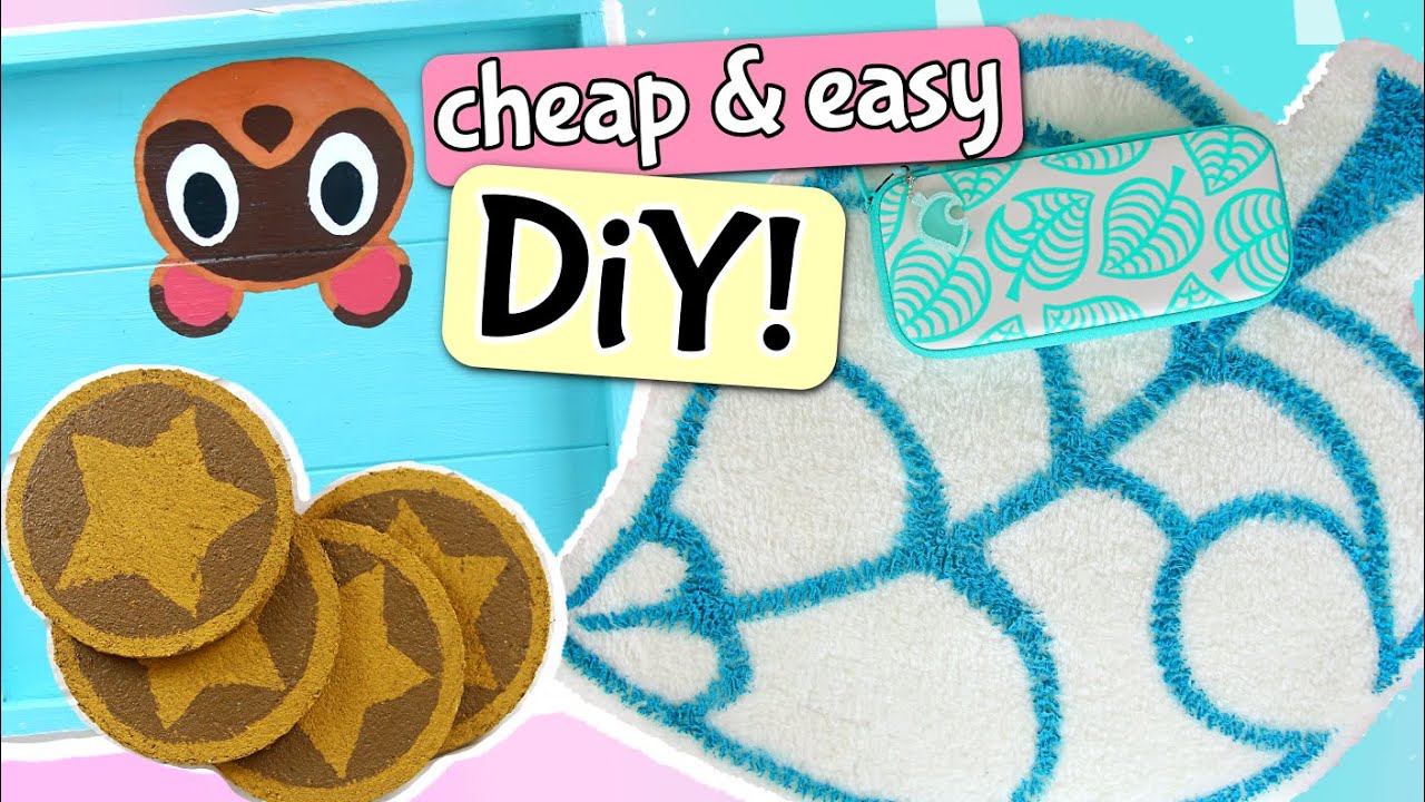 EINFACHE & GÜNSTIGE DiY ANIMAL CROSSING Deko ☀️🌸 DiY Nook TEPPICH 🌳 cheap & easy Animal Crossing DiY