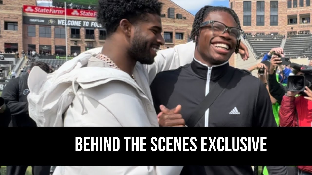 Exclusive Behind The Scenes - The Jersey Retirements of Travis Hunter & Shedeur Sanders