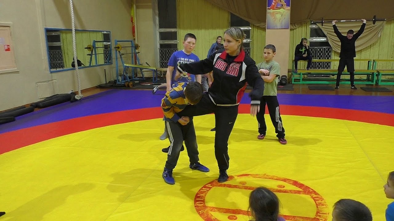 Вольная борьба. Обучение. Освобождение от захвата ноги.