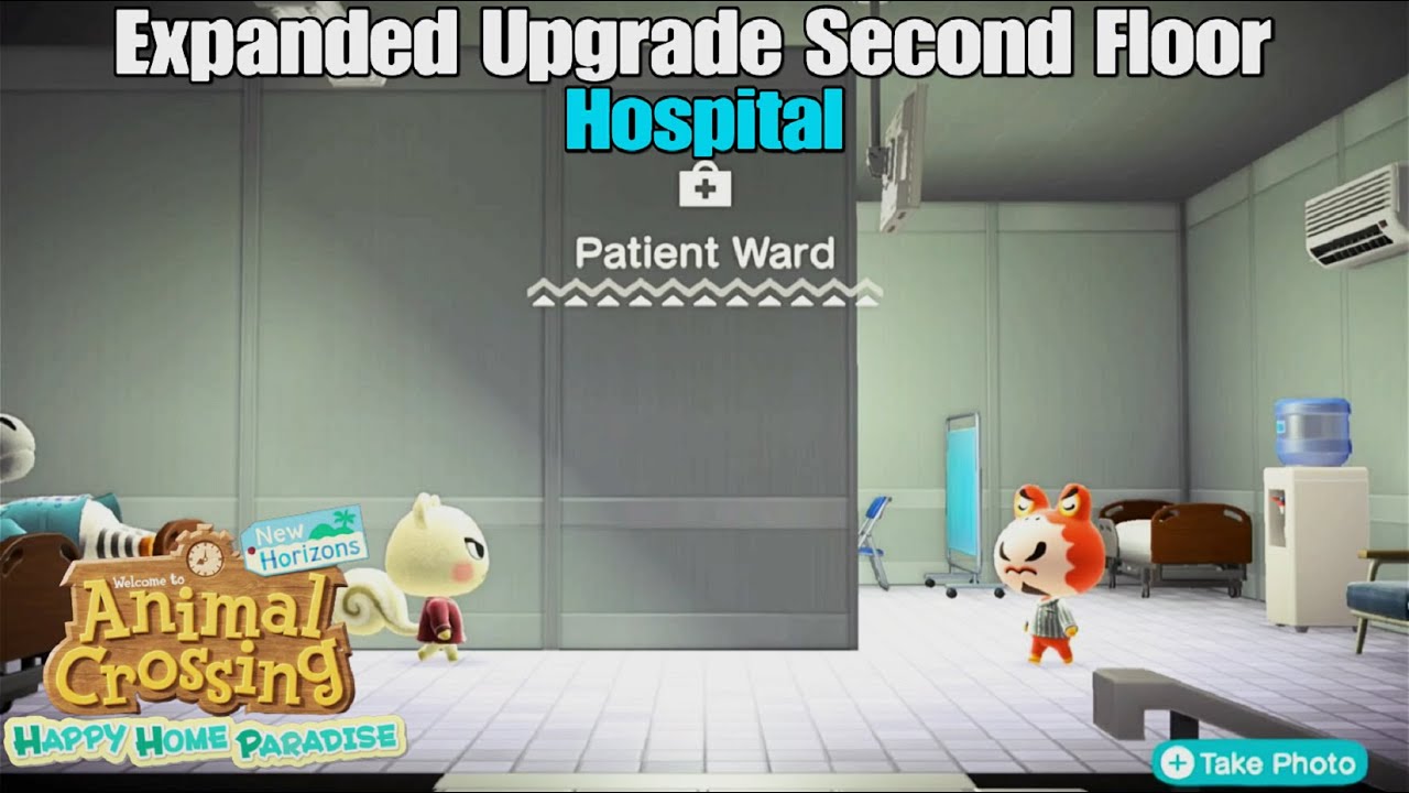 Animal Crossing NH Happy Home Paradise - Expanded Upgrade Second Floor Hospital!