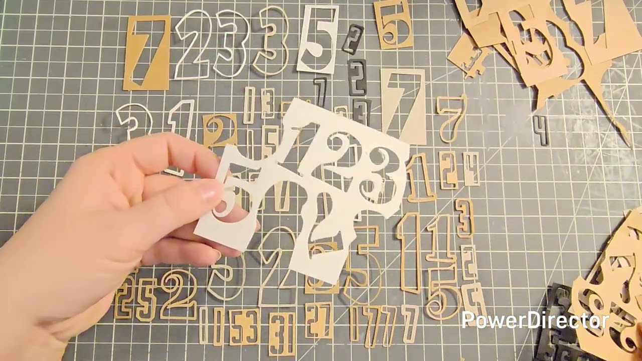 Mass Making!- Numbers Out of Scraps from Scraps! 🔢❤️