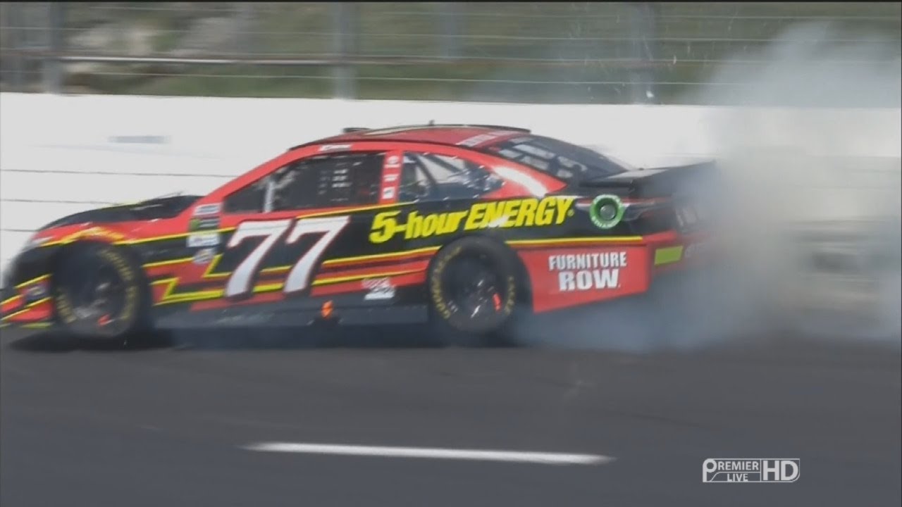Monster Energy NASCAR Cup Series 2017. New Hampshire Motor Speedway. Erik Jones Crash