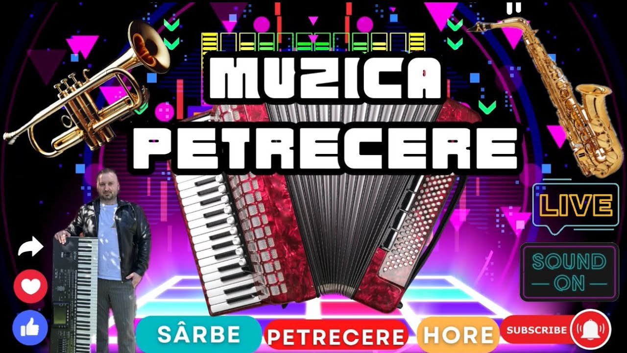 Colaj Mix 💥Hore si Sarbe De Petrecere💥Muzica Populara De Petrecere 💥Colaj Acordeon Instrumental