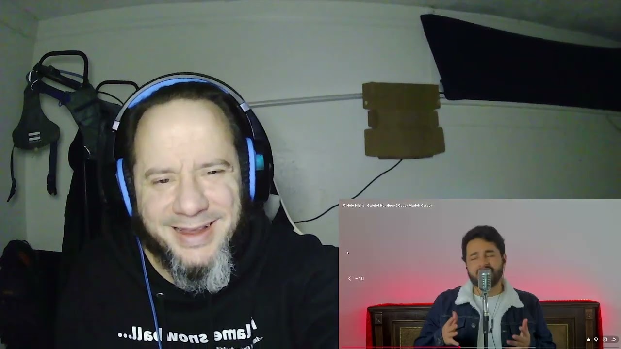 REACTION O Holy Night - Gabriel Henrique ( Cover Mariah Carey)