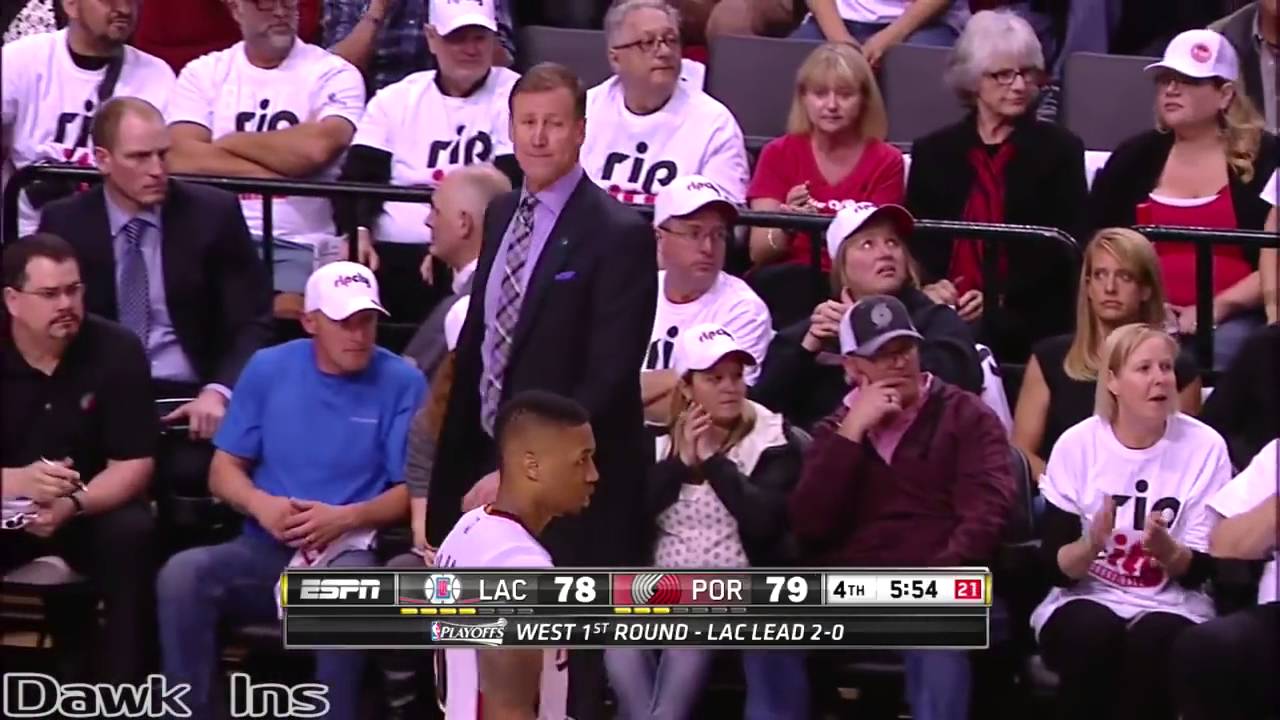Damian Lillard 2016 Playoffs R1G3 vs Clippers (Full Highlights)  32 Pts!
