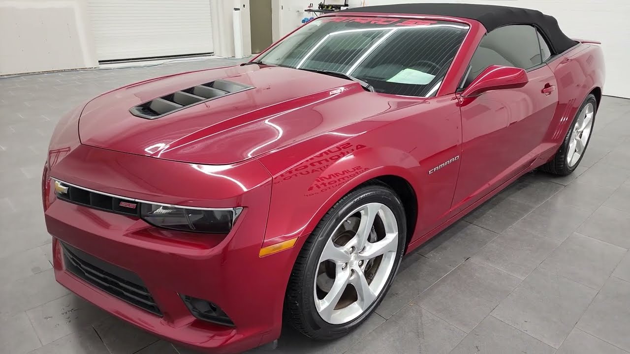 2014 CHEVROLET CAMARO 2SS CONVERTIBLE AUTO IN CRYSTAL RED TINTCOAT 4K WALKAROUND 13034Z SOLD!