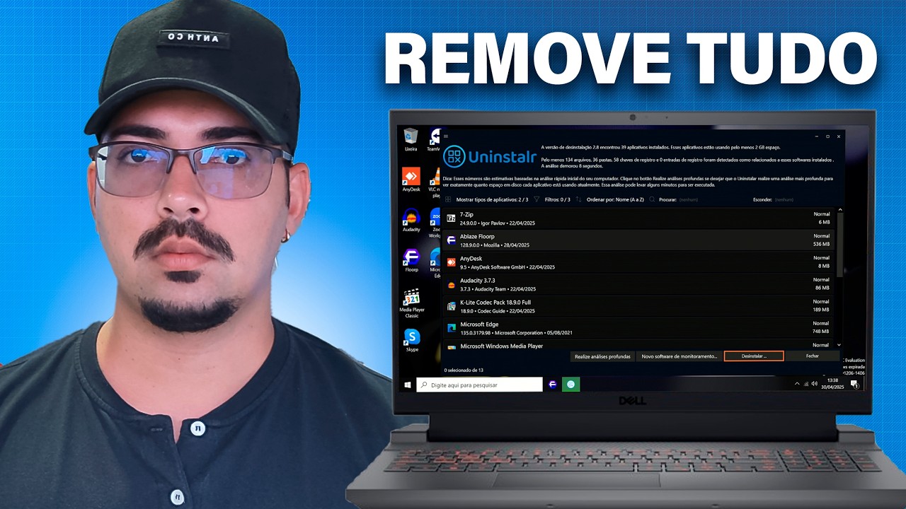 🤯 BAIXE AGORA! Ferramenta pra DESINSTALAR TOTALMENTE QUALQUER PROGRAMA no WINDOWS