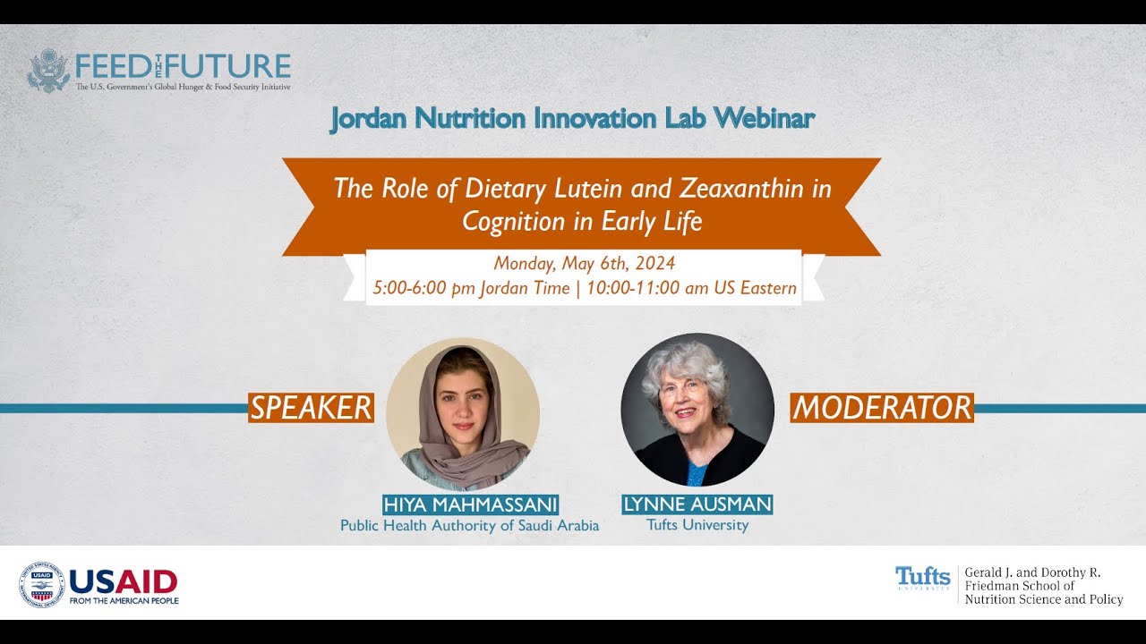 Webinar: The Role of Dietary Lutein and Zeaxanthin in Cognition in Early Life