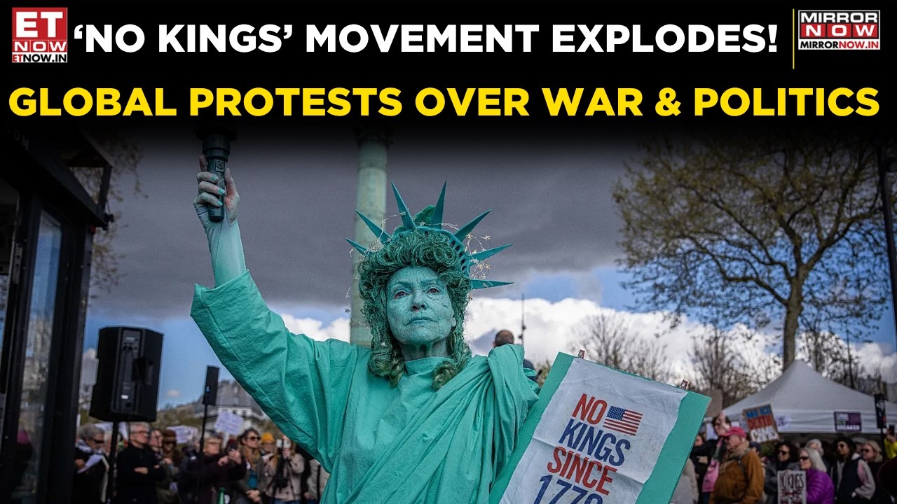 MASSIVE BACKLASH! Millions Protest Trump, Iran War Sparks Global &lsquo;No Kings&rsquo; Movement | ET Now