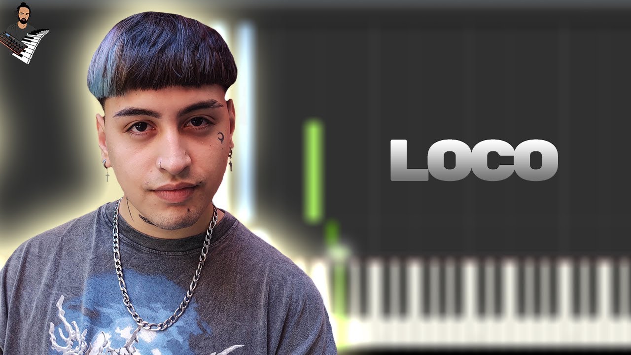 Tiago PZK - Loco | Instrumental Piano Tutorial / Partitura / Karaoke / MIDI