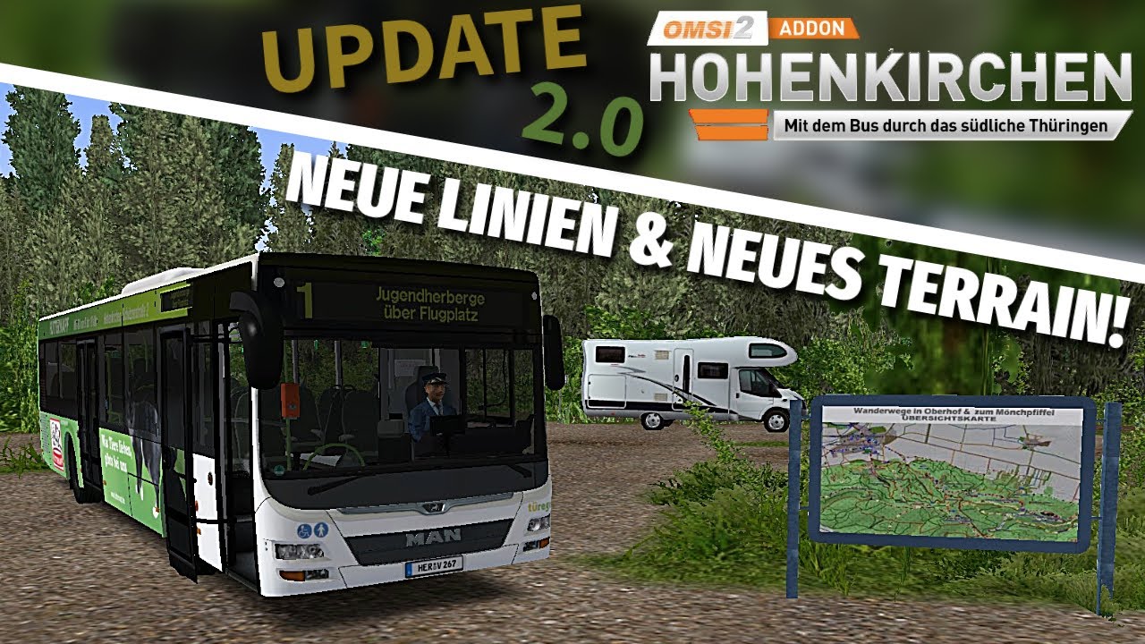 OMSI 2: HOHENKIRCHEN UPDATE 2.0 - Neue Linien & neues Terrain! 