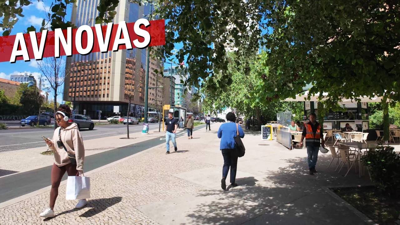 Street Walk 🏙️ Uptown Lisbon 🇵🇹 Av Novas
