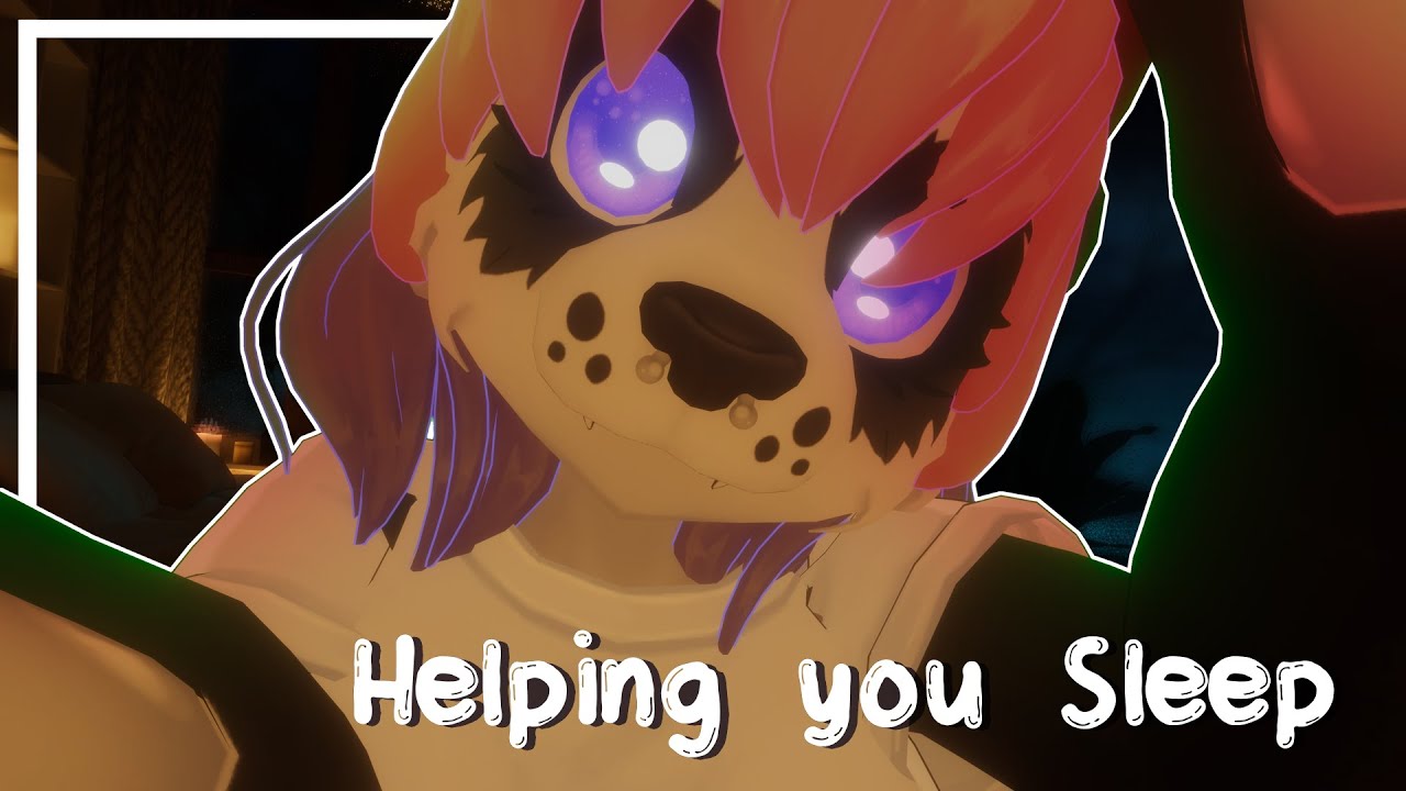 ASMR VR | Helping You Fall Asleep | Soft Speaking, Sponges, Personal attention, Headpats