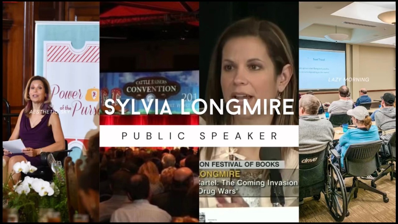 Sylvia Longmire public speaking highlights reel