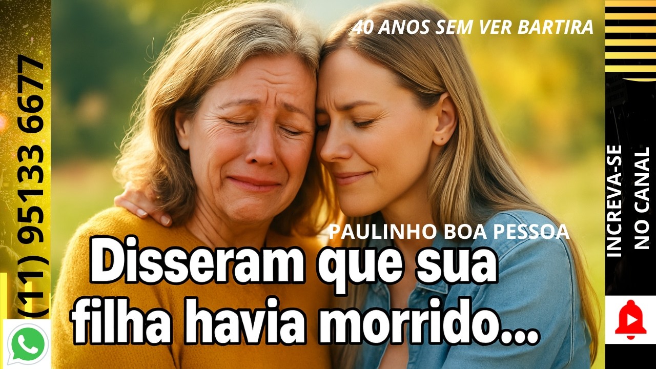 DISSERAM QUE SUA FILHA TINHA MORRIDO... 40 ANOS DEPOIS, SURPRESA!