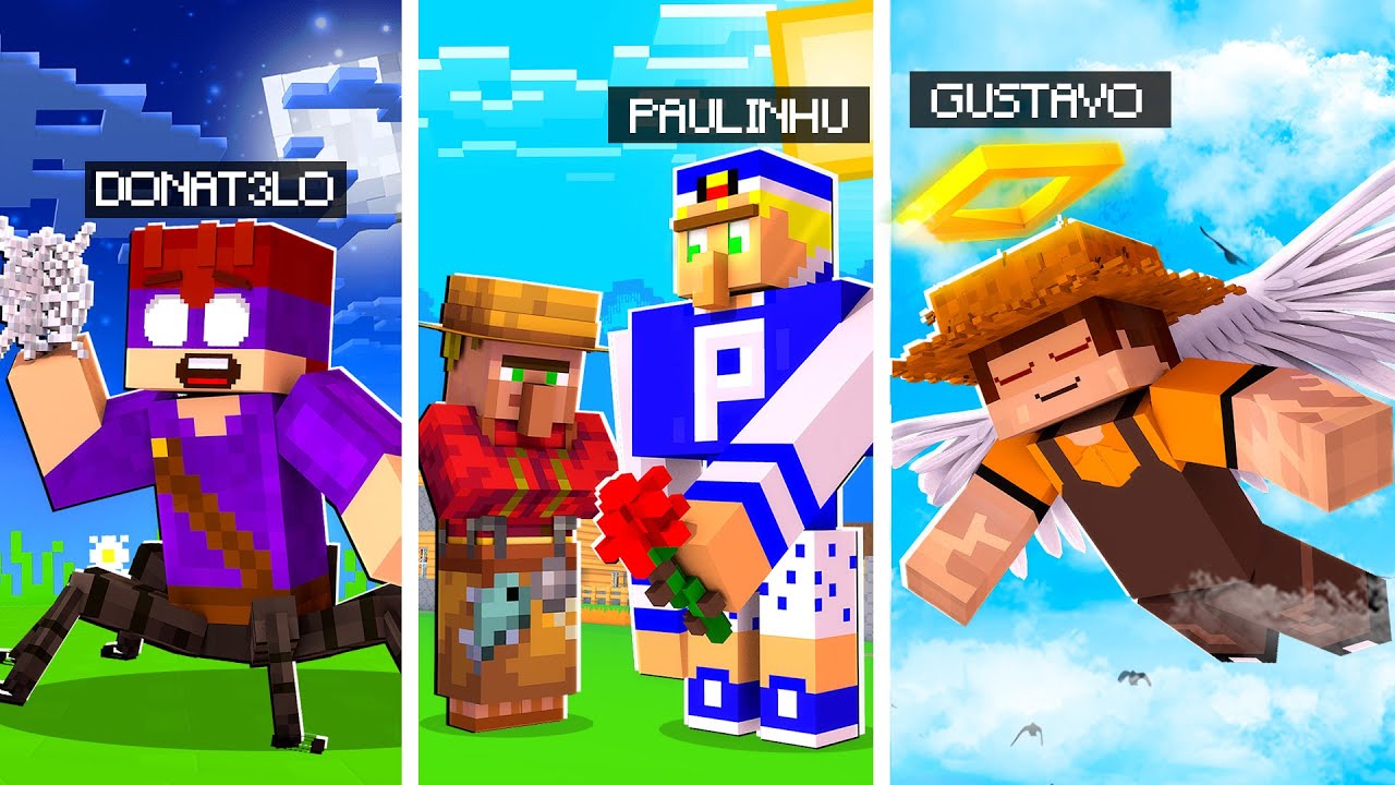 MINECRAFT... MAS TEMOS RAÇAS DIFERENTES!! ‹ DONAT3LO ›