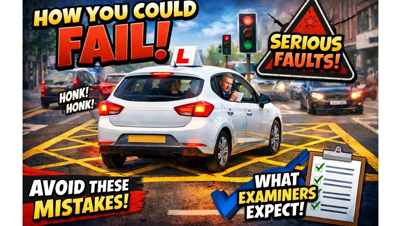 Real UK Driving Test Route 🚗 | Junctions, Traffic Lights, Clyde Tunnel & Common Mistakes Explained