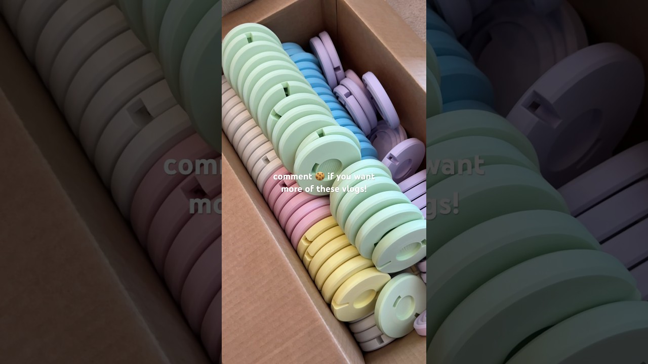Видеоблог студии 3D-печати 🍪🌈 #studiovlog #3dprinting #cozyleigh #shorts