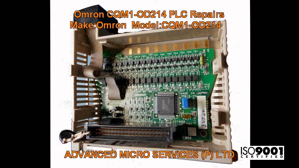 Omron CQM1 OD214 PLC Repairs @ Advanced Micro Services Pvt. Ltd,Bangalore,India