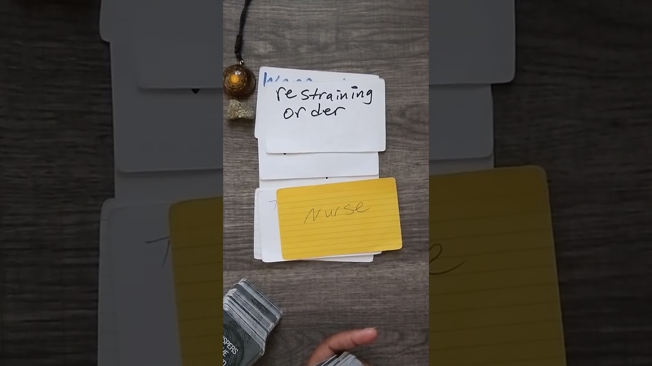 #tarot  Caregiver/ medical staff worker knows it's over cuz warrants issued. 💊 Digital $$$