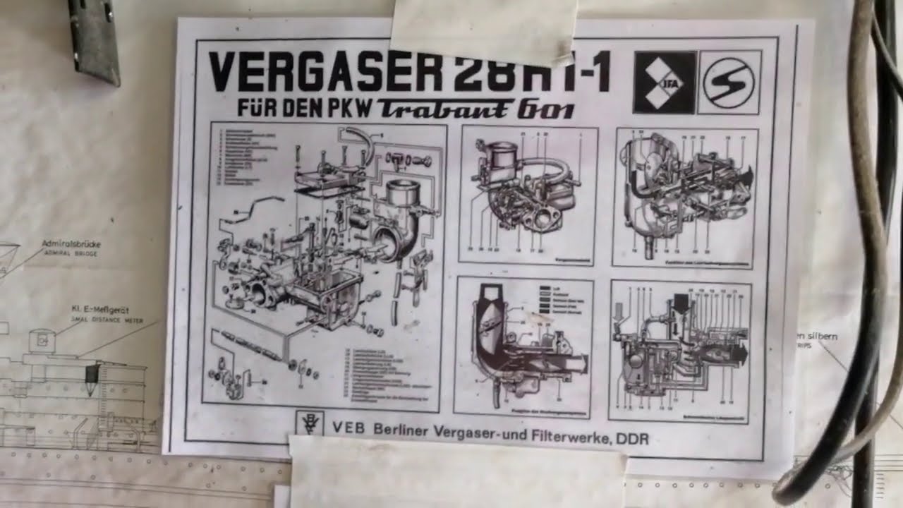 Trabant # 601 Universal # Heute widmen wir uns dem Sparvergaser # 28 H 1-1 # Beginn der Reinigung