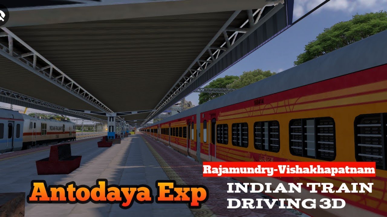 22842 Antodaya Express | Rajamundry-Vishakhapatnam | #itd3d | Bharatiya Rail Boy Gaming |