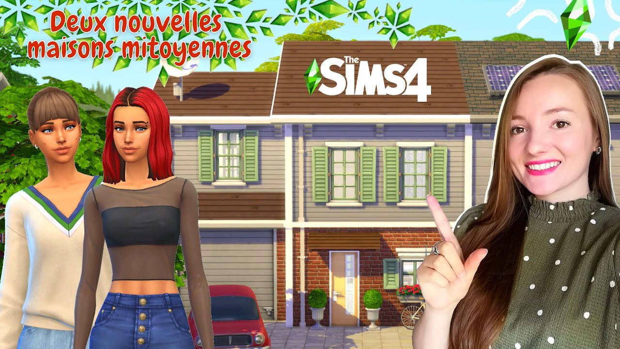 Deux nouvelles maisons mitoyennes à NewCrest 🌸 Sims 4